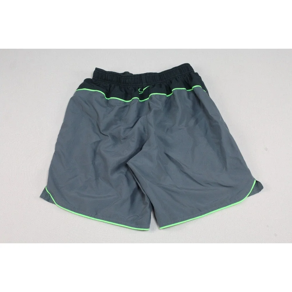 Nike Men Gray Board Shorts Trunks Casual Summer Beach Size Large